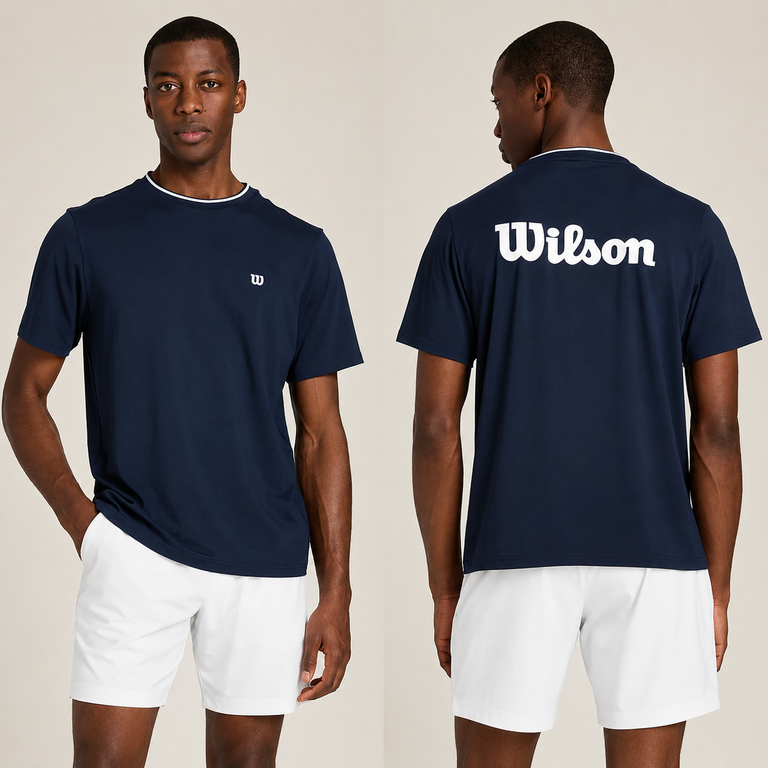 Wilson Men Gamedays Logo Tee Classic Navy